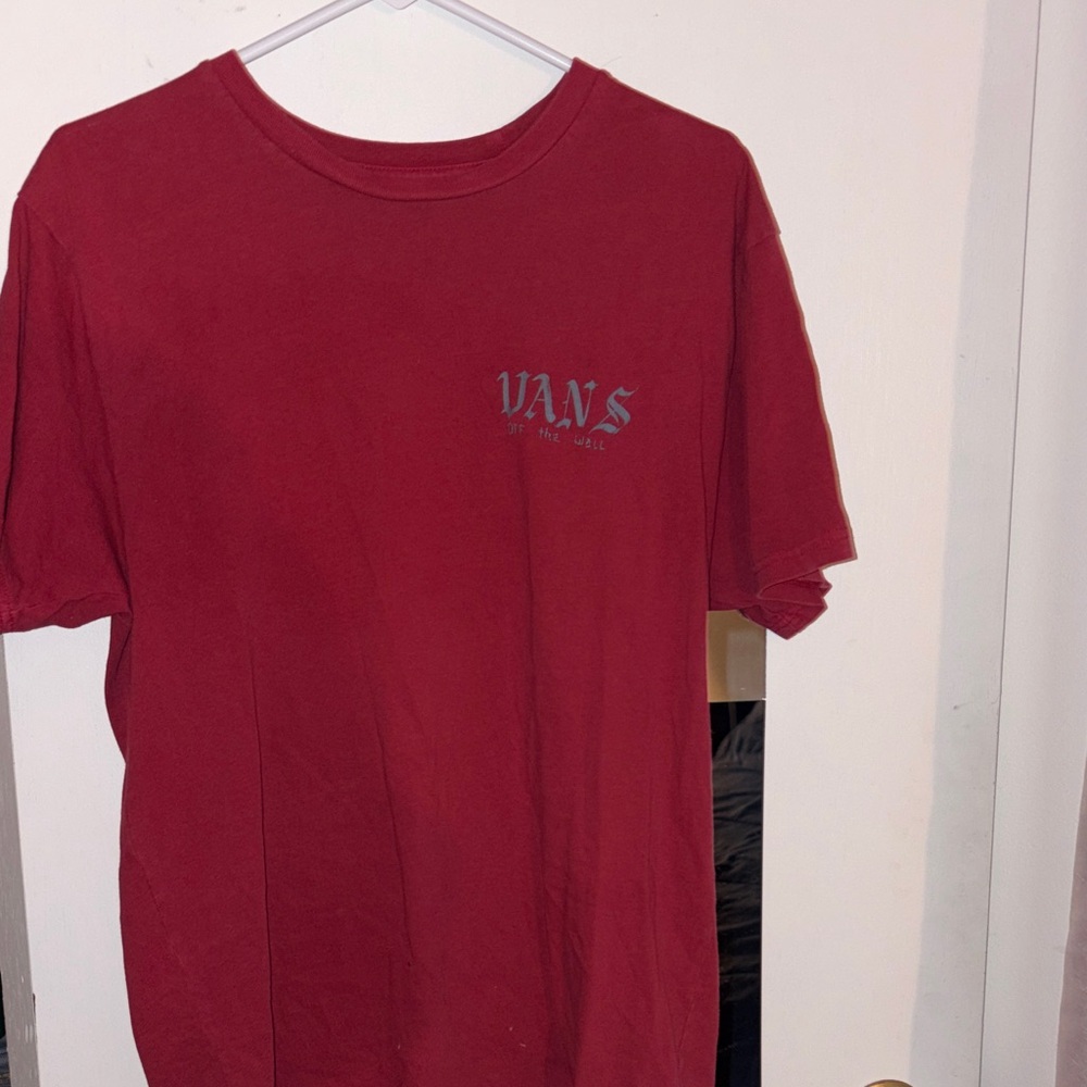 Vans Red Tee with Logo - Picture 4 of 4
